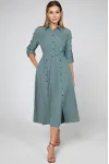 Платье Bazalini 5013 приглушенно-зеленый