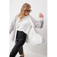 Кардиганы Kaloris 2256 белый+черный