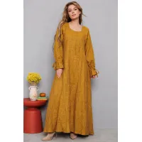 Платье Амулет 9907 горчица 170 Платье Амулет 9907 горчица 170