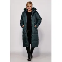 Пальто Algranda 4030-4 Морская волна