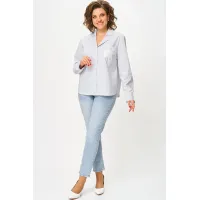 Блузка Svetlana Style 2168 голубая полоска