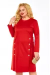 Платье Элль-Стиль 2443/1 красный Платье Элль-Стиль 2443/1 красный