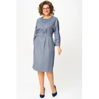 Платье Карина Делюкс М-1369деним деним