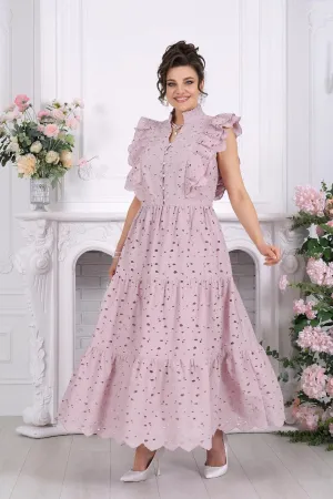 Платье Ninele 6111 Пудра