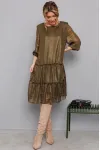 Платье Amori 9824 хаки