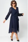 Платье Eva Grant 7122B темно-синий Платье Eva Grant 7122B темно-синий