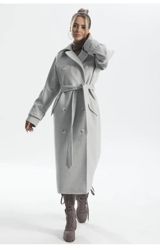 Пальто Golden Valley 7139 серый