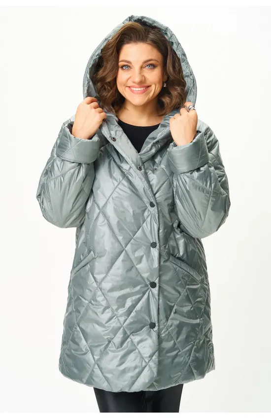 Пальто Anastasia Mak 1055-1 мох