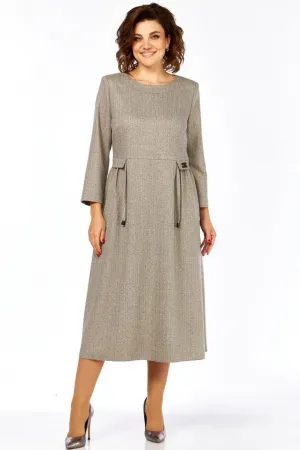 Платье Милора-Стиль 1399 песочная елочка