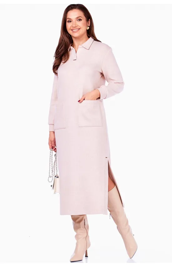 Платье Bagira 1070 пудровый