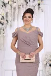 Платье Ninele 6103 Пудра Платье Ninele 6103 Пудра