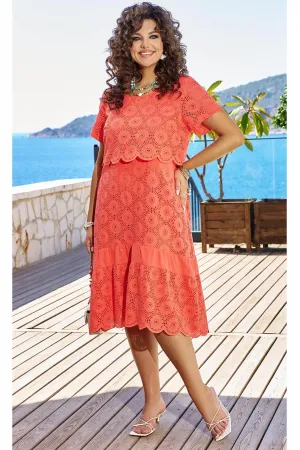 Платье Vittoria Queen 24553 * ярко-коралловый