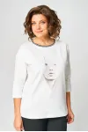 Блузка Rumoda 2254 дл.р молочный