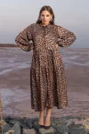 Платье Andina 834 леопард