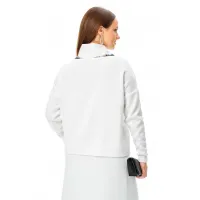 Кофта T&n 7723 белый с блеском.