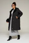Пальто Beautiful & Free 8024 черный Пальто Beautiful & Free 8024 черный