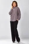 Кофта Begimoda 4156 Фиолетовый пепел Кофта Begimoda 4156 Фиолетовый пепел