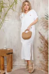 Платье Амулет 9634 молоко 164