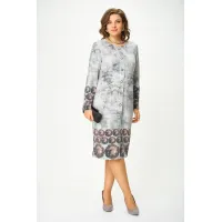 Платье Орхидея Люкс 1618 Серый