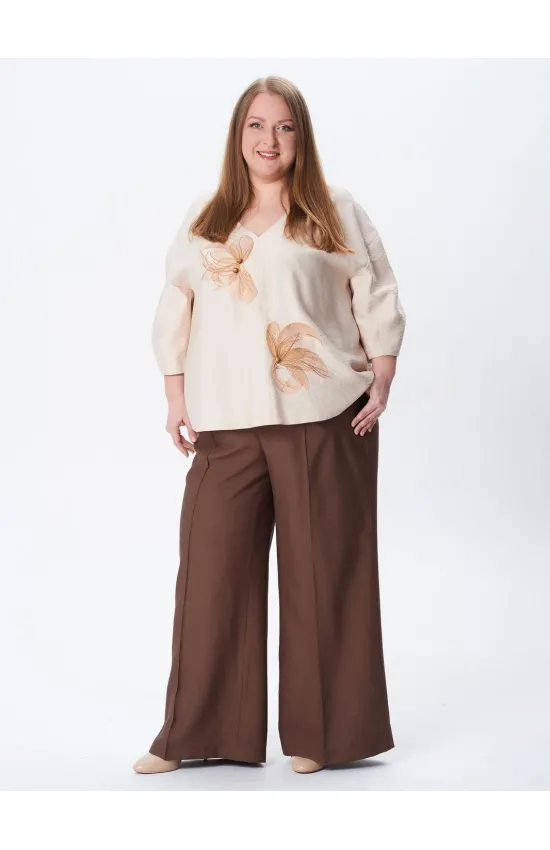 Брюки Condra Deluxe 14120 коричневый