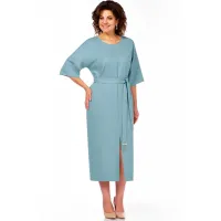 Платье Bagira 1046 серо-голубой