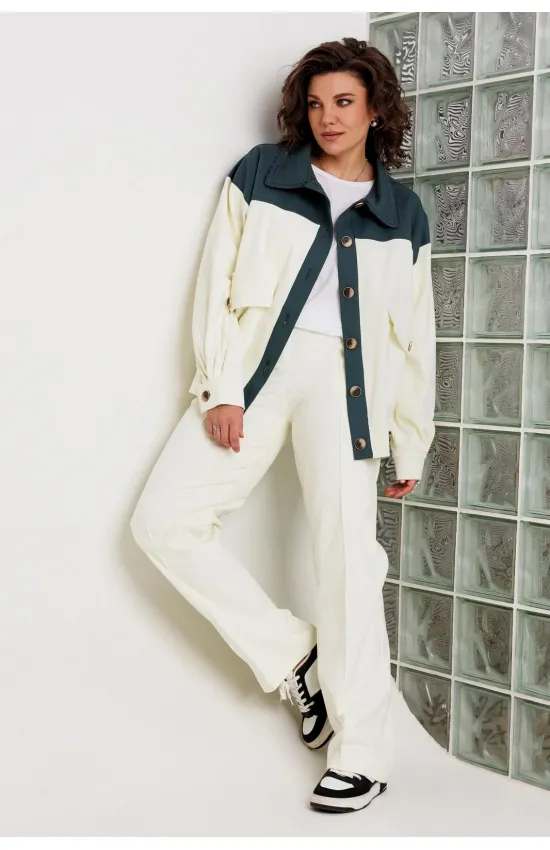 Брюки Begimoda 6081 молочный