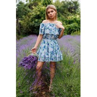 Платье Barbara В119 голубой