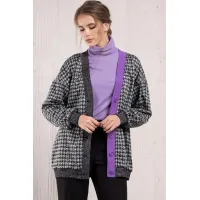 Кардиганы Avanti 125 серо-чёрный Кардиганы Avanti 125 серо-чёрный