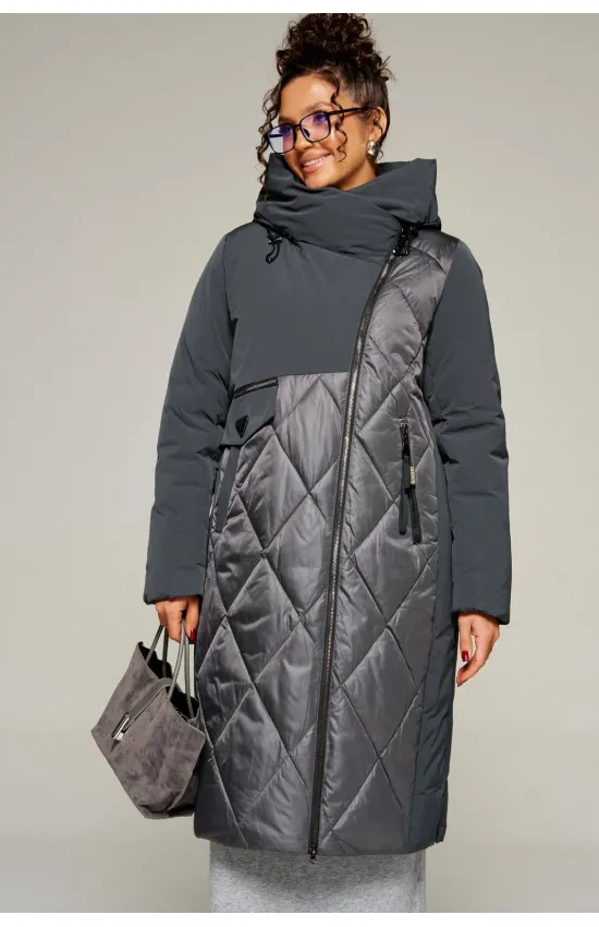 Пальто Beautiful & Free 8023 графит