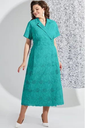 Платье Mira Fashion 5539-3 зеленый