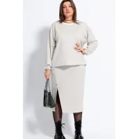 Юбка Begimoda 5005 серебро