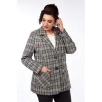 Пиджак Matini М4.1359/1 серый+клетка