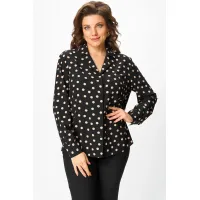 Блузка Svetlana Style 2173 черный горох