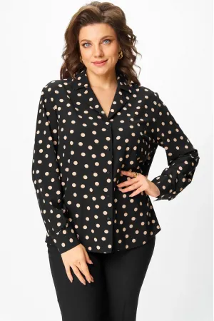 Блузка Svetlana Style 2173 черный горох