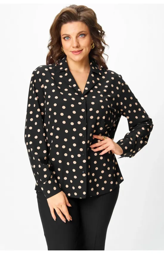 Блузка Svetlana Style 2173 черный горох