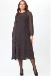 Платье Sova 11257 коричневый Платье Sova 11257 коричневый