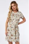 Платье Lady Style Classic 1819/2 Бежевый с оливковым