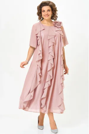 Платье Mira Fashion 5596 пудра Платье Mira Fashion 5596 пудра