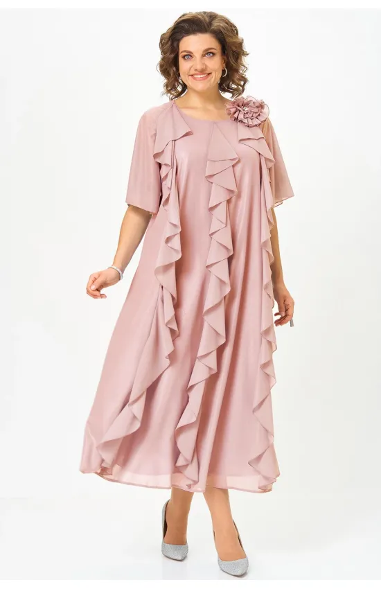 Платье Mira Fashion 5596 пудра