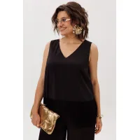 Блузка Anelli 1664 черный лед