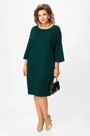 Платье Карина Делюкс М-1377 изумрудный