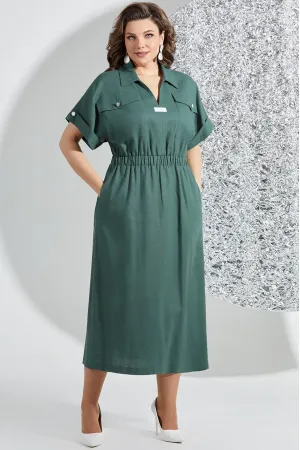 Платье Mira Fashion 5538 зеленый