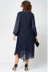 Платье Eva Grant 7122B темно-синий Платье Eva Grant 7122B темно-синий