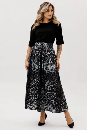 Платье Faufilure С947 Серый леопард