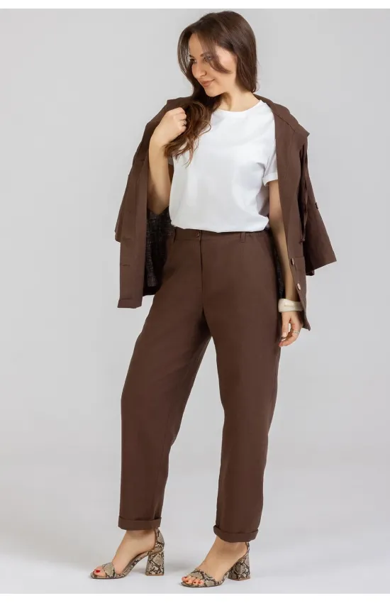 Брюки Mirolia 1155 Шоколад
