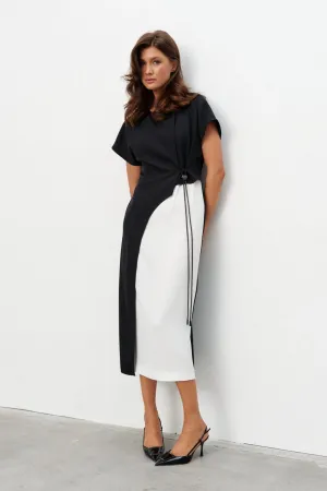 Платье Kavari 1134 черно-белый