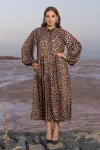 Платье Andina 834 леопард