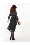 Платье I3I Fashion 102/1 черное в белый горошек