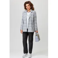 Пиджак Fita 20392 Каталена серо-голубой