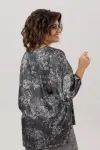 Блузка Anelli 1665.1 графитовый гербарий